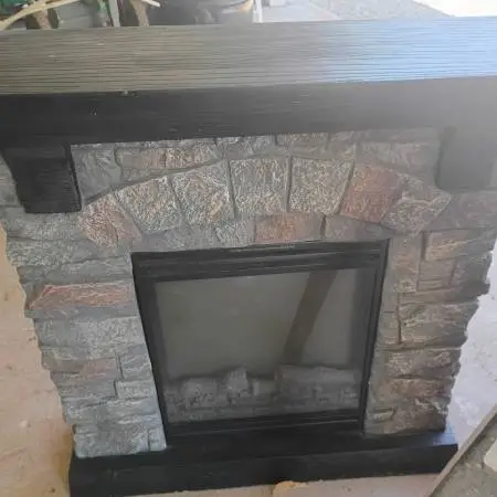 Electric fireplace heater