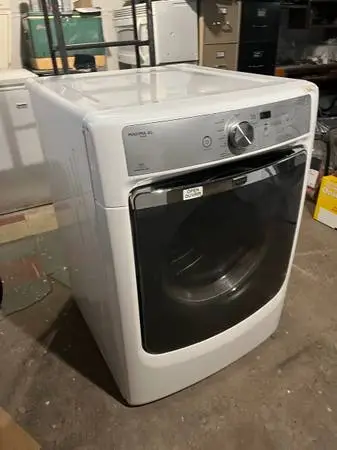 Maytag gas dryer installed