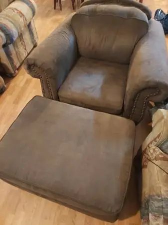 Chair and ottoman