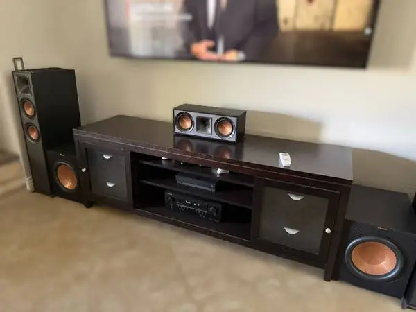 72 Media Console / Entertainment Center - Solid Wood
