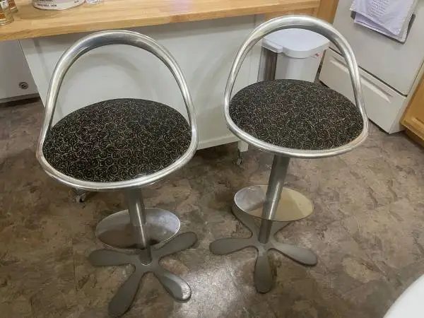 adjustable barstools (set of 2)