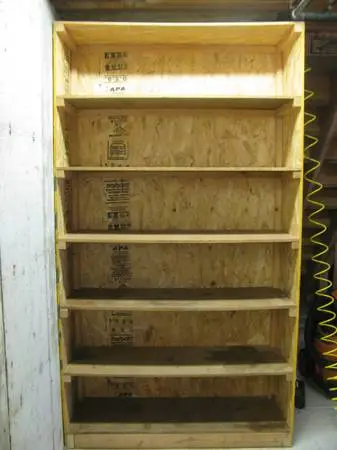 Basement or Garage Shelf Unit for Storage