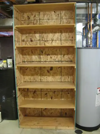 Basement or Garage Storage Shelf Unit