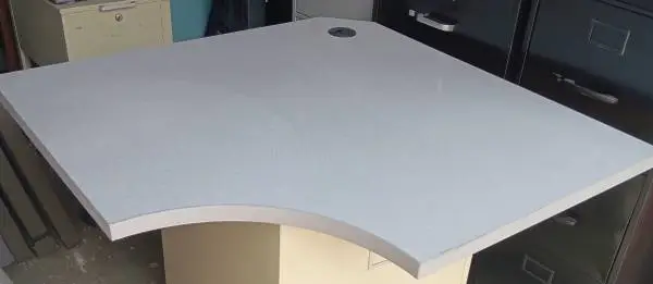 Corner,Cubicle Work Surfaces,Desktops,Steelcase,Gray, 36W x36D