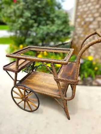 Vintage Tea or Bar Cart