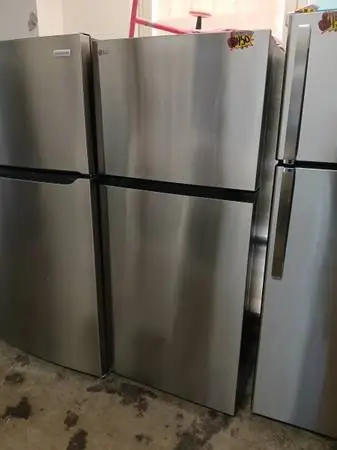 Lg stainless steel top freezer refrigerator