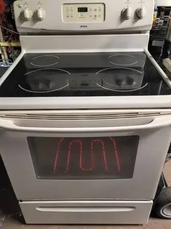 Kenmore stove oven range glass cooktop