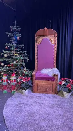 Hand-carved exquisite wooden THRONE. One-of-a-kind, large, sturdy.