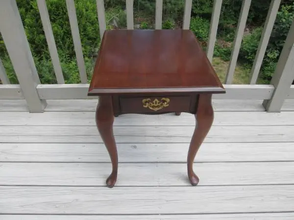Solid Cherry End Table or Nightstand (Mint Original Condition)