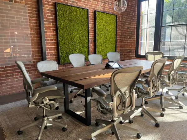 Walnut dining table