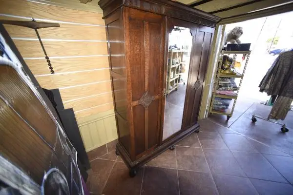 Rare antique Mission Armoire style cabinet