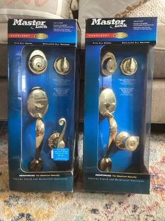 Master Lock Handleset (BRAND NEW) 2 To Choose From!