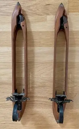 Vintage Wood Wall Sconces Made From Cotton Mill Loom Shuttlecocks