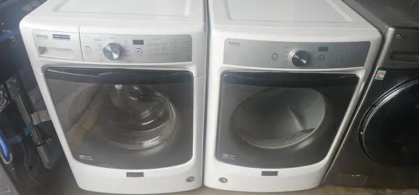 Maytag extra power washer and electric dryer set