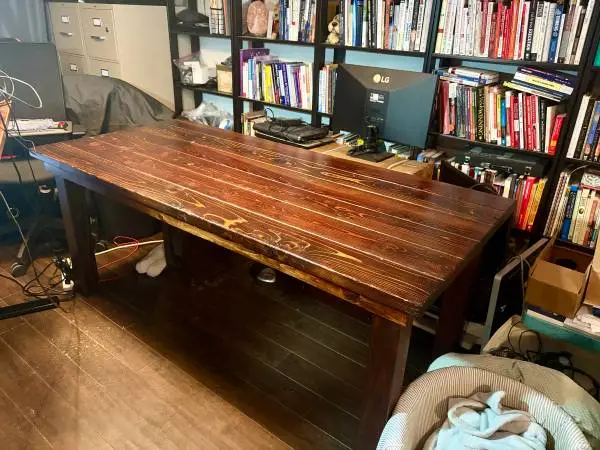 Farmhouse style kitchen table