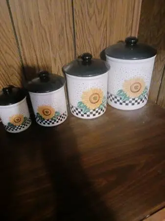 Sunflower Canister set