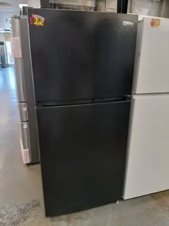 New midea black top freezer refrigerator