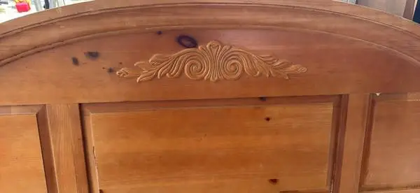 Solid Wood Queen Headboard – $60