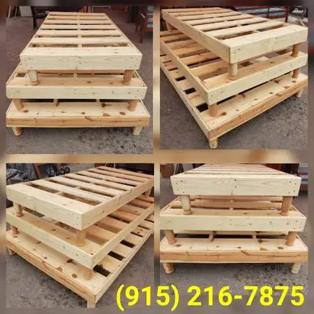 ** New All Covered Wood Bed Frames** (All Sizes Vary On Price)