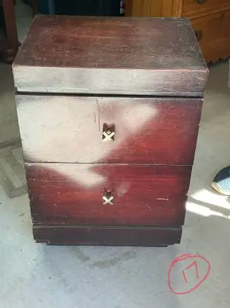 #17. Cherry color side table