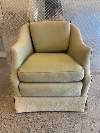 Vintage upholstered arm chair