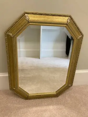 Bombay & Co. Allegro Octagon Beveled Wall Mirror - 34.5 x 26.5