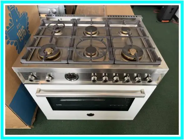 Bertazzoni – 36″ Professional Series range Gas oven Natursl Gas-Wh