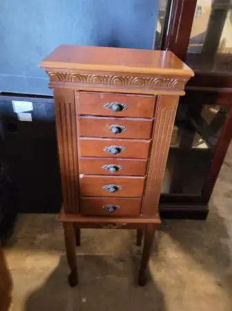 Powell Cherry Jewelry Armoire