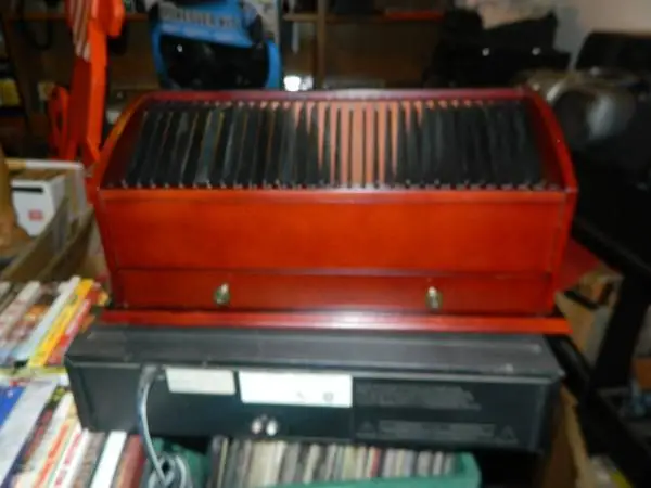 DARK CHERRYWOOD DESK CADDY
