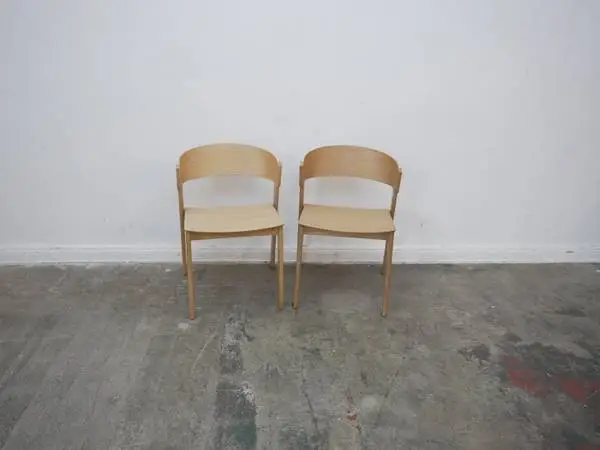 Set of 2 Hoft Home Aldo Dining Chair - Oak $399.00 20W x 18 D x 30