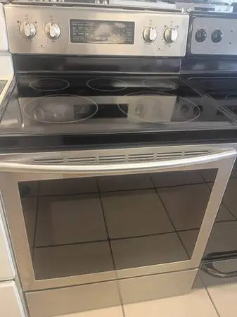 STOVE GLASS TOP SAMSUNG STAINLESS STEEL