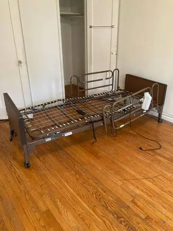 Hospital Adjustable Semi Electric Bed- Like New - NO Mattress!