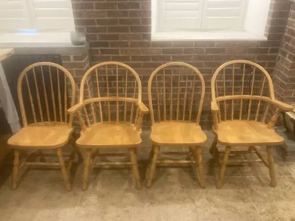 Wooden Chairs (Set of 4)