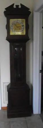 100 YEAR OLD GRANDFATHERS CLOCK-EXCELLENT CONDITION-FAMILY HERILOOM