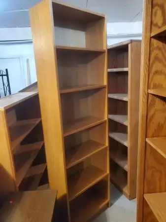 Tall narrow bookshelf