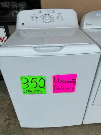 Washer, GE new, oversize capacity,Warranty delivery call/text