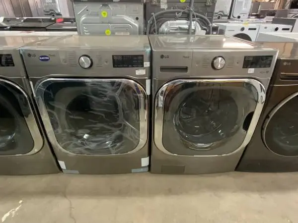 **LG JUMBO FRONT LOAD, ELECTRIC WASHER DRYER SET**ON SALE NOW**