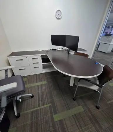 Used L-Shape Desk – $475