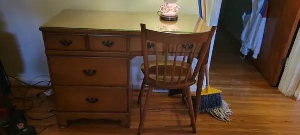 Vintage desk and chair