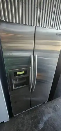 kitchenaid stainless side by side refrigerator
