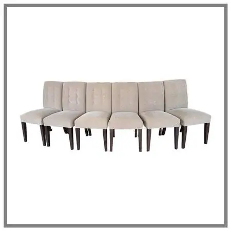 Mitchell Gold Contemporary Dining Chairs, Set Of Six