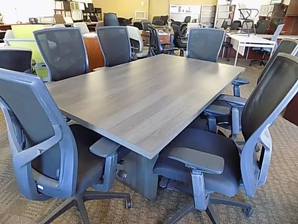 Package Table & chairs Grey Conference Meeting room Office Furniture