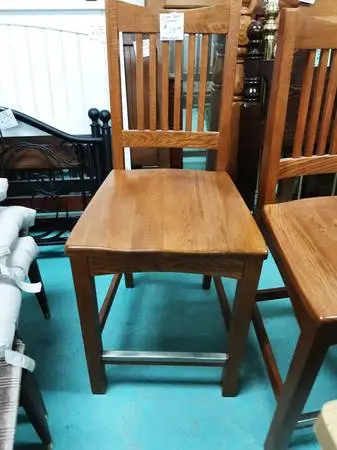 2-Oak Bar Stools 10603