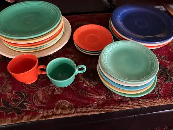 Original Vintage Assorted Fiesta ware 22 pieces, some rare