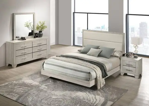 New wood queen bedroom set www.capricefurniture.com