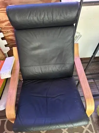 BLACK LEATHER CHR/OTT