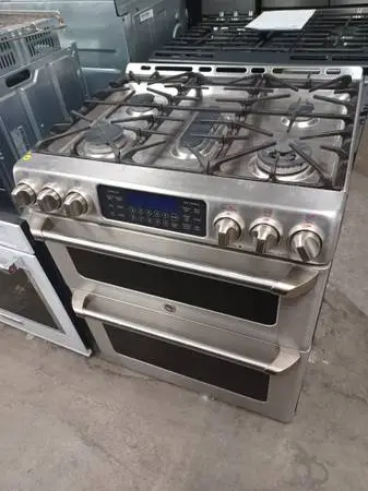 GE Profile gas Stove Slide in Stainless