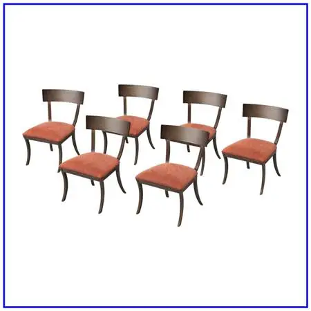 Design Institute Of America Klismo Dining Side Chairs, Set Of Six. Est