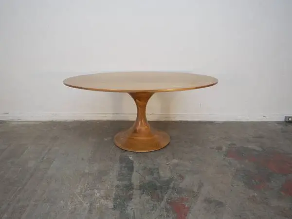 Studio Craft Style Oval Wood Dining Table As-Is $3,999.00 69W x 43