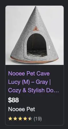 Nooee Dog Bed